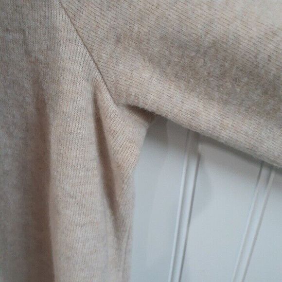 BBJ Los Angeles Sweater Womens Medium Long Line Open Hoodie Cardigan Pockets - Picture 3 of 10